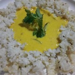 A picture of Kadi rice.