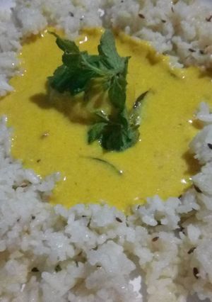 A picture of Kadi rice.