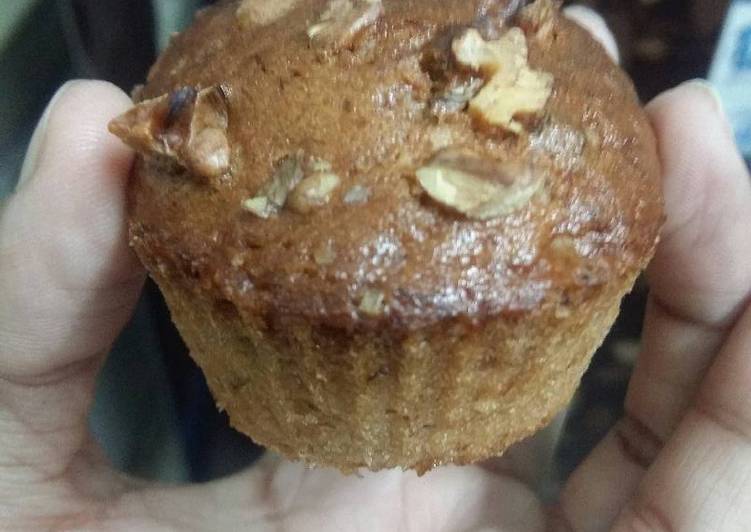 Easiest Way to Prepare Quick Banana Walnut Muffin #resolutions