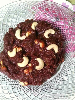 A picture of Chuhare ka halwa.