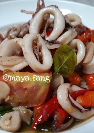 Foto resep Oseng Mercon Cumi Pedas