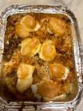 Sformato di patate cipolla e formaggio in friggitrice ad aria