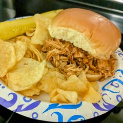 A picture of Southern Pulled Chicken (Slow Cooker).