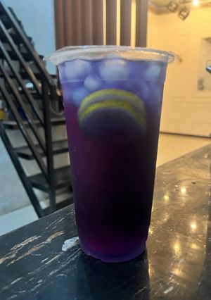 Foto resep Es Telang Lemon