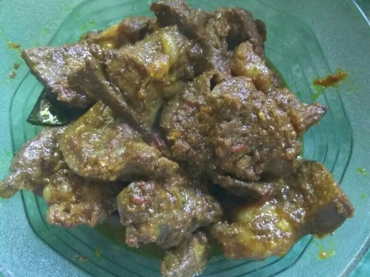 Bagaimana Menyiapkan Rendang hati sapi Anti Gagal