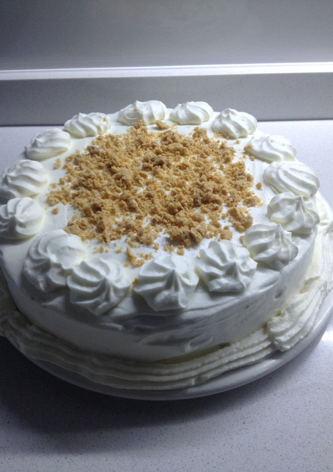Una foto de Tarta de turrón