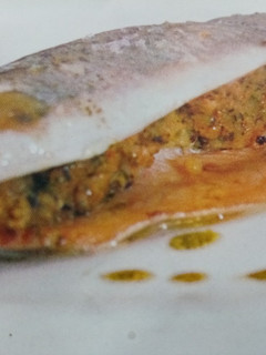 Una foto de Trucha con gambas