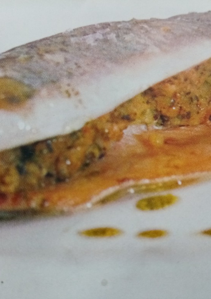 Una foto de Trucha con gambas
