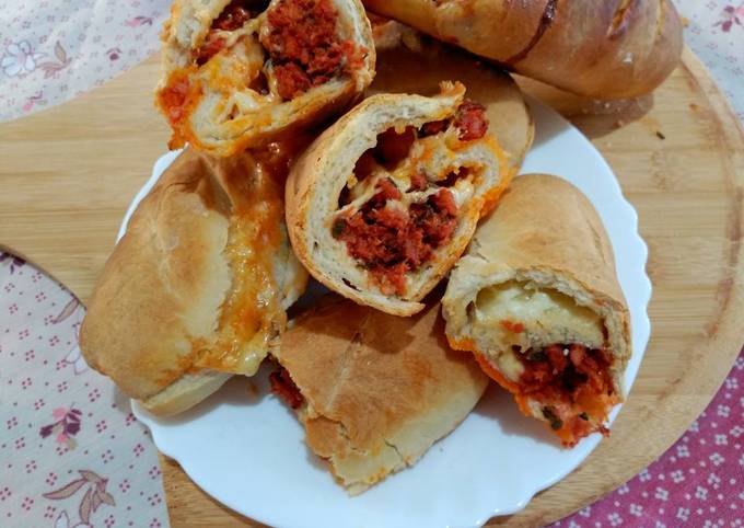 Panecillos de pan preñao en horno de leña Receta de Adoración Solana  Albaladejo- Cookpad