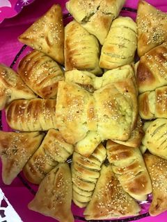 صورة لوصفة فطائر بالدجاج