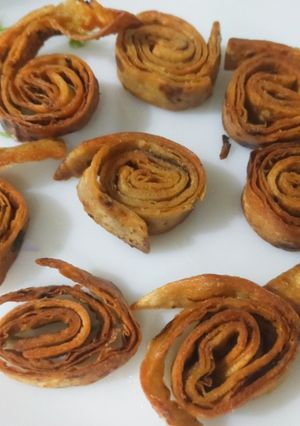 A picture of Spiral roty crisps.
