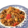 Arroz salteado con verduras