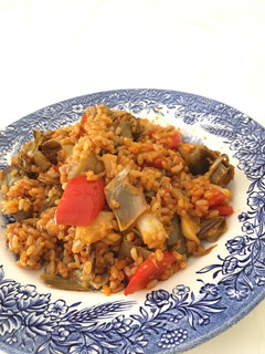 Una foto de Arroz salteado con verduras