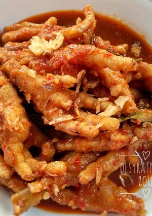 Foto resep Ceker ayam pedas manis