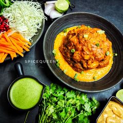 A picture of Whole Roasted Tandoori Cauliflower.