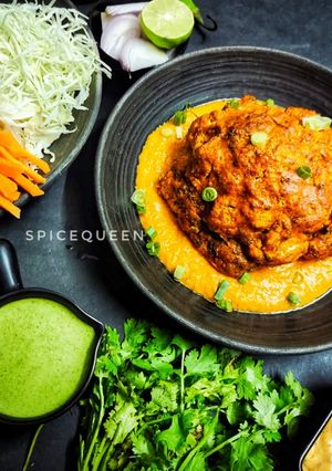 A picture of Whole Roasted Tandoori Cauliflower.