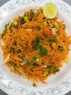 A picture of Carrot Corn Salad.