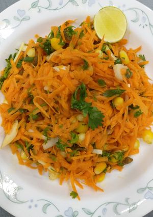 A picture of Carrot Corn Salad.