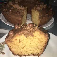 الكيكه العاديه مع شكولاته🍫-レシピのメイン写真