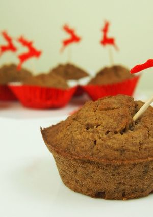 Almás diós muffin recept fotója