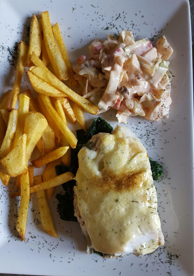 Una foto de Bacalao gratinado 