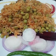 A picture of Peas Pulav.