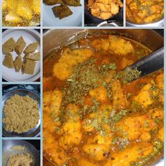Shahi besan curry A picture of Shahi besan curry.