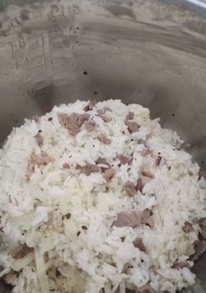 Foto resep Nasi Gurih Kaldu Daging