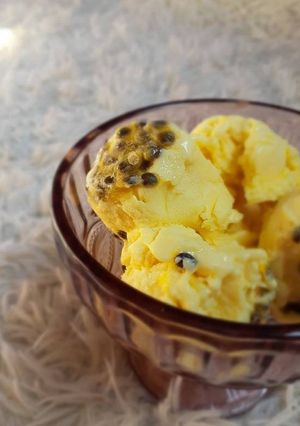 Foto de Sorvete mousse de maracujá