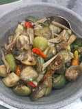 Oseng Terong Ijo Teri