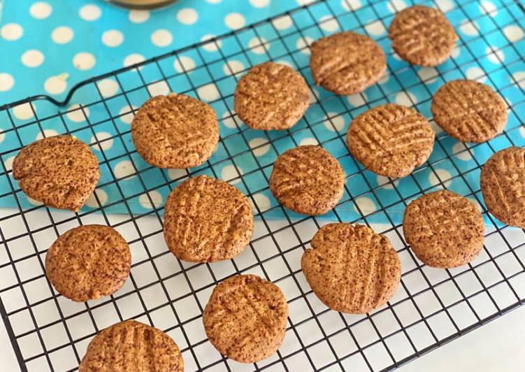 Cara Gampang mengolah Keto / debm Peanut chocolate cookies Anti Gagal