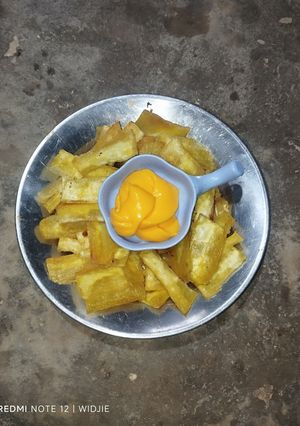 Foto resep Singkong Goreng Saus Keju