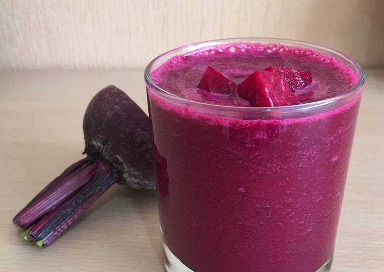 Cara bikin Beet Smoothie  yang Enak Banget