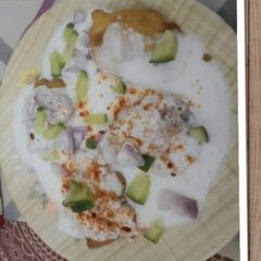 A picture of Moung daal wara chaat.