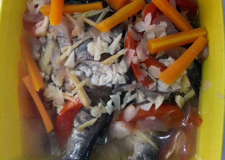 Cara Membuat Steam ikan bawal mpasi 13m+ yang Enak