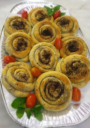 صورة لوصفة صفيحة يافاوية باللحمة