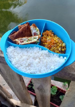 Foto resep Oseng jagung+wortel dan martabak sosis untuk bekal suami