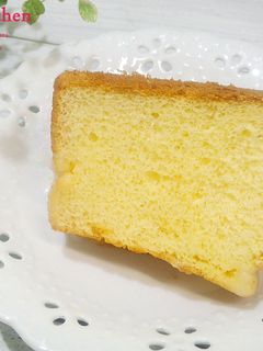 香草戚風蛋糕 的食譜成品照片