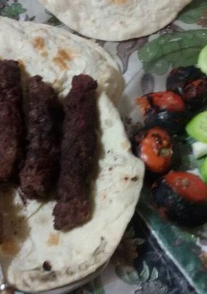 صورة لوصفة 🌹تشكيلة. كباب شوي و كبده خروف