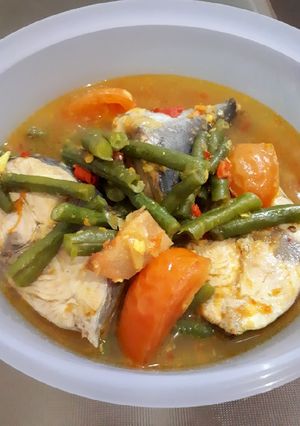 Foto resep Tongkol asam pedas campur kacang panjang