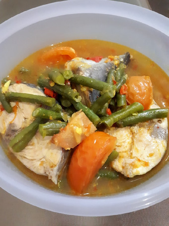 Langkah Mudah untuk Membuat Tongkol asam pedas campur kacang panjang Anti Gagal