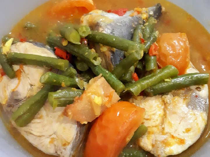 Langkah Mudah untuk Membuat Tongkol asam pedas campur kacang panjang Anti Gagal