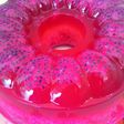 Puding buah naga merah(tanpa diblender)
