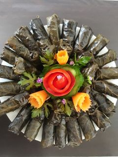 عکسی از دستور دلمه برگ مو