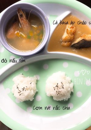 Hình của món Cá basa áp chảo sốt táo.