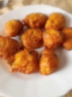 Una foto de Buñuelos de merluza y gambas congeladas en Freidora de Aire