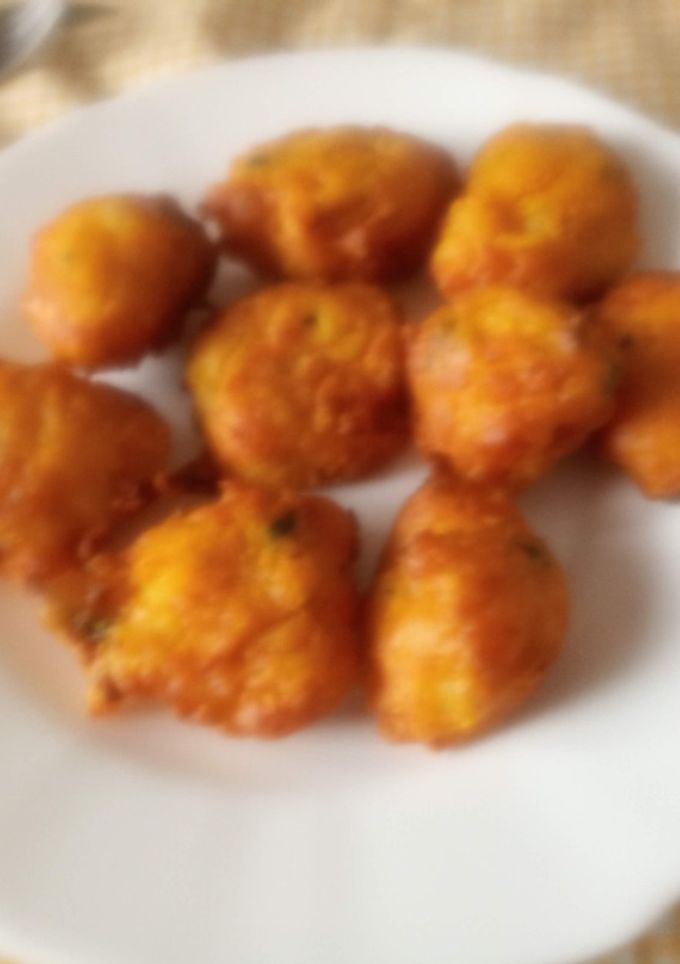 Una foto de Buñuelos de merluza y gambas congeladas en Freidora de Aire