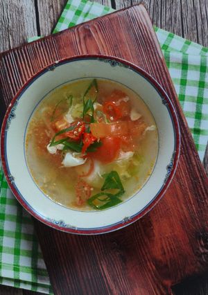 Foto resep Telur Rebus Kuah Tomat