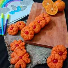 অরেঞ্জ ক্যুকিজ(orange cookies recipe in bengali) রেসিপির প্রধান ছবি