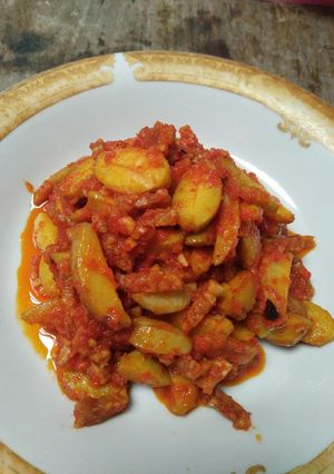Foto resep Sambal jengkol campur tempe